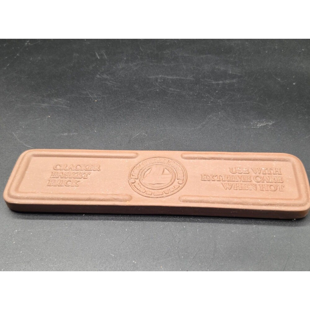 Longaberger Pottery Cracker Basket Warming Brick Vintage